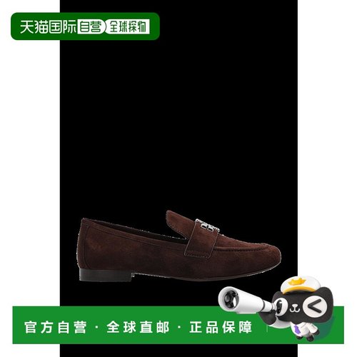 香港直邮TORY BURCH 女士芭蕾乐福鞋 175213200 AW2025 棕色 Elea