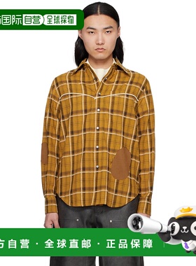 1h可退 香港直邮潮奢 Andersson Bell 男士 黄色 Noah Patch Chec