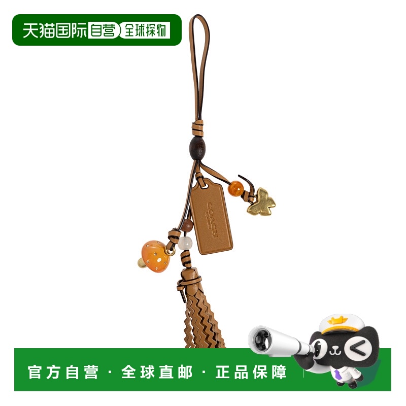 1h可退 香港直邮COACH 女士手提包 CCD230B4T7J AW2025 棕色 Keyr