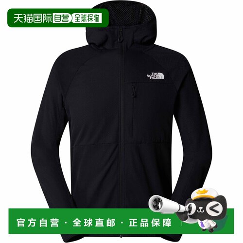 自营欧洲直邮The North Face北面 Summit男士黑色聚酯纤维连帽抓