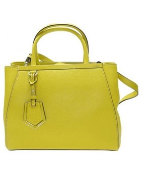 FENDI 女士手提包 8BH253D7EF0N93 SS2021 黄色 徽标手提包