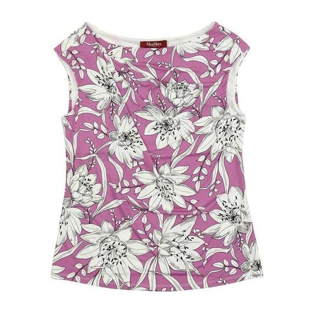 MAX MARA 女士衬衫 6941045106003 AW2021 白色 圆领印花T恤