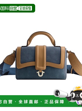 自营 True Religion 迷你迷彩肩带挎包 - 蓝色 美国奥莱直发背包