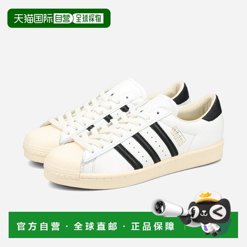 日本直邮adidas SUPERSTAR VINTAGE 男女士低帮运动鞋核心白/核心