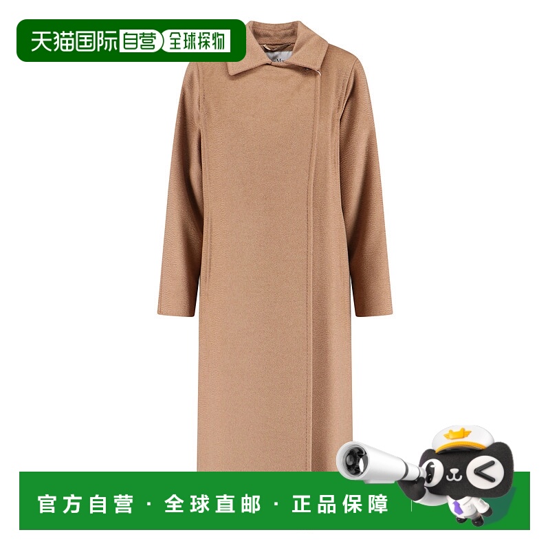 香港直邮MaxMara 麦斯玛拉 女士 MANUELA 驼色大衣 2521016062600