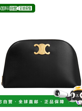 香港直邮CELINE 女士单肩包 10N073GEZ38NO CO 黑色 徽标手拿包