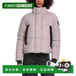 自营Canada Goose Junction Cropped Black Label Puffer Coat -