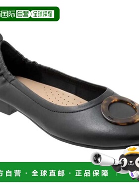 自营Trotters Gia Ornament T2324-001 Ballet Flat Women's Blac