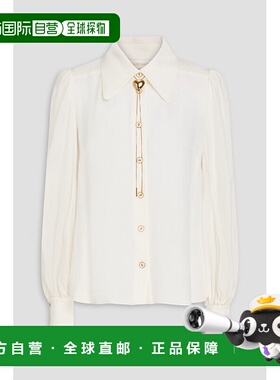 1h可退 香港直邮潮奢 ZIMMERMANN 女士 精饰绉纱衬衫 2524TR25RC