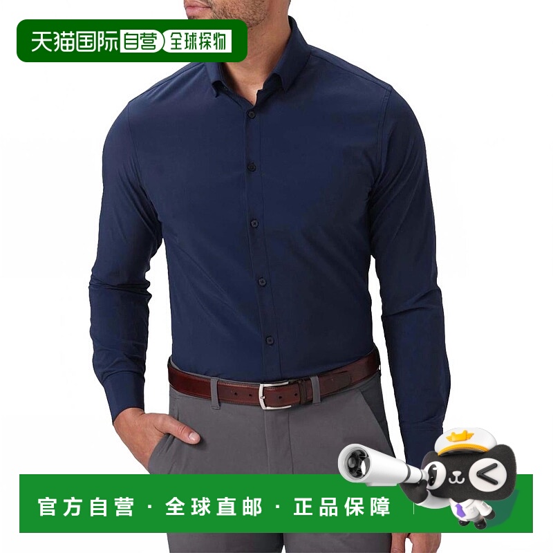 自营mizzen + mainLeeward Button Down Shirt In Navy Total Ecl
