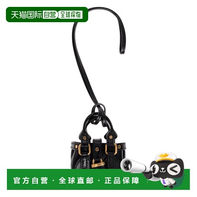 香港直邮CHLOÉ 女士钥匙扣 CH26SK184O37001 SS2026 黑色 'Mini P