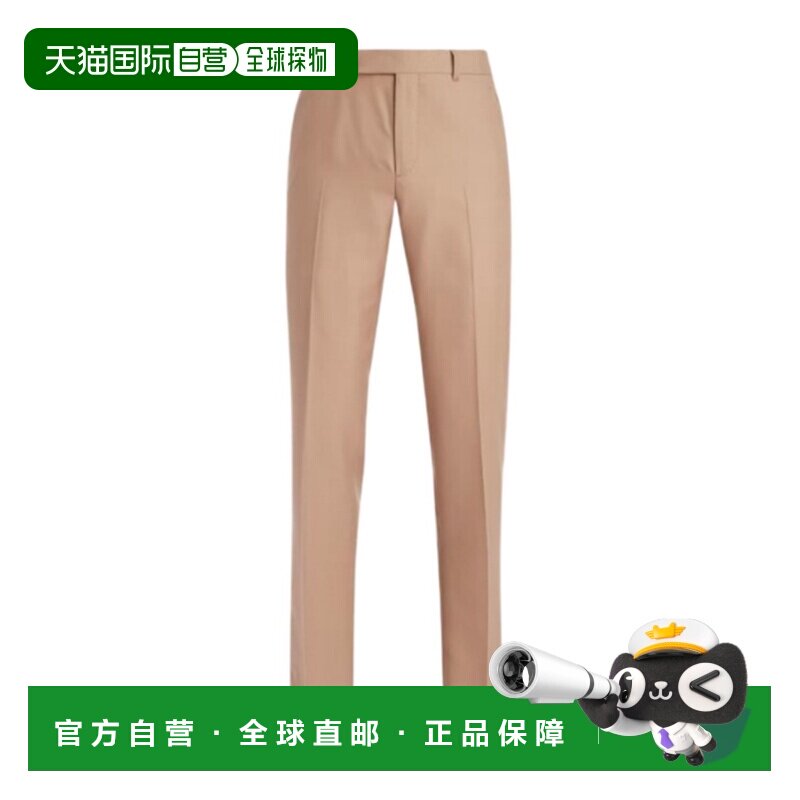 1h可退 香港直邮奢淘 Dior 折痕细节休闲裤 男 413C107A6240