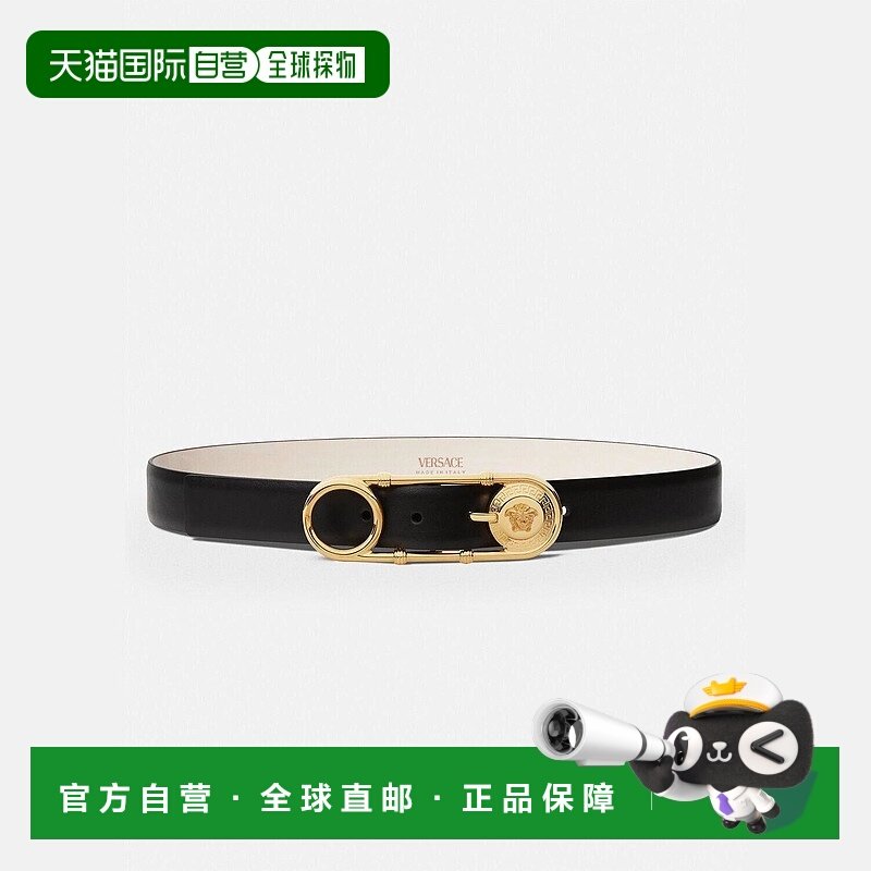 欧洲直邮VERSACE 范思哲 25秋冬 1005786-DV3T_1B00V 女士 腰带 S