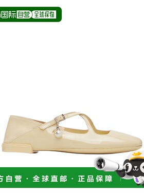 1h可退 香港直邮Jimmy Choo Eleri 芭蕾舞鞋 ELERIBALLERINACBUTT