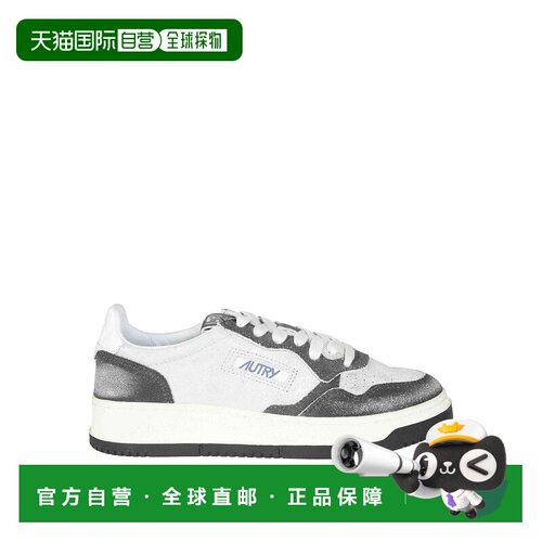 香港直邮AUTRY 女士运动鞋 AULWYB04SILVBLK AW2026 灰色 Medalis