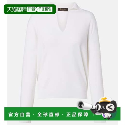 1h可退 香港直邮Loro Piana 诺悠翩雅 女士 Siena 真丝棉质Polo毛