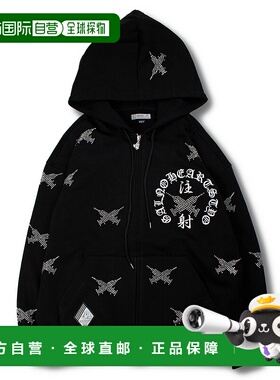 1h可退 日本直邮GALFY 男女同款 注射器图案宽松连帽卫衣 153030