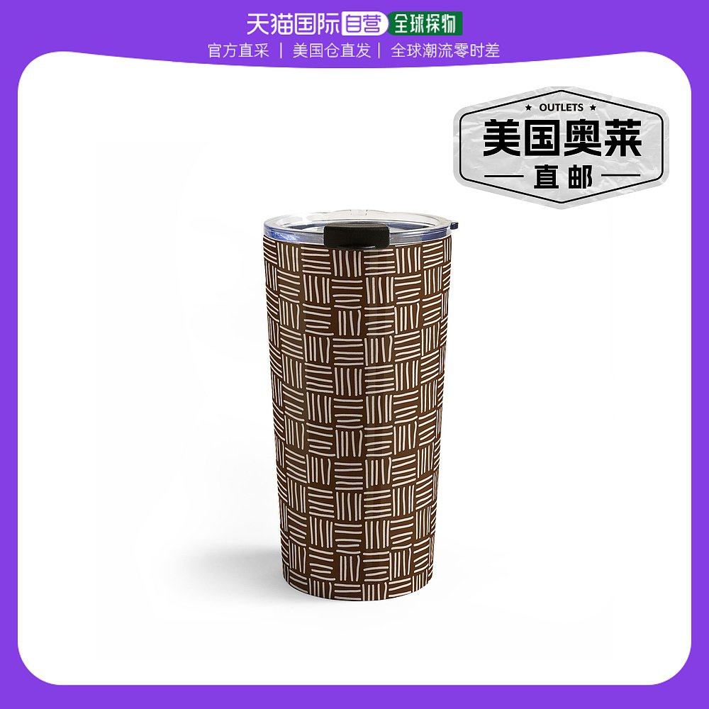 deny designsavenie 复古彩虹图案笔记本螺旋 - 棕色 【美国奥莱