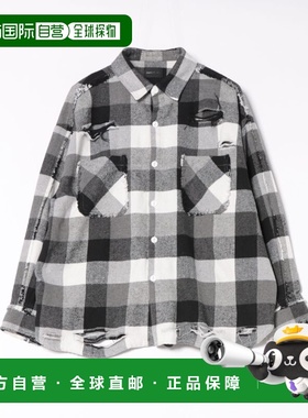 1h可退 日本直邮DANKE SCHON 男女同款 舒适法兰绒 加大格纹 破坏