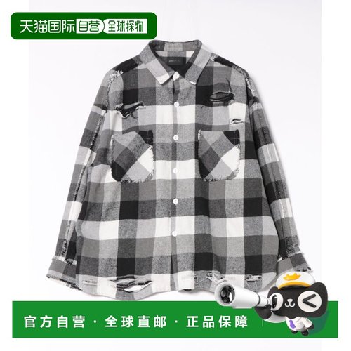 1h可退 日本直邮DANKE SCHON 男女同款 舒适法兰绒 加大格纹 破坏