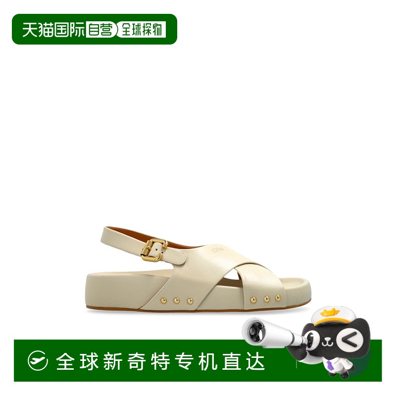 1h可退香港直邮CHLOÉ女士凉鞋 CH25A10AH3122 AW2025白色 Sand
