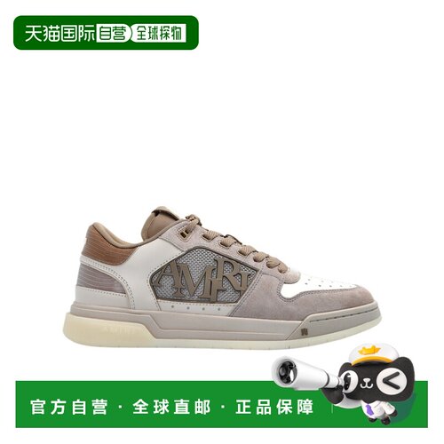 香港直邮AMIRI 男士运动鞋 AM426SN01600CX AW2026 灰色 系带低帮