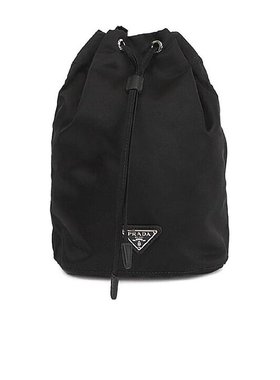 PRADA 女士单肩包 1NA3692BQPF0002 AW2021 黑色 徽标手拿包