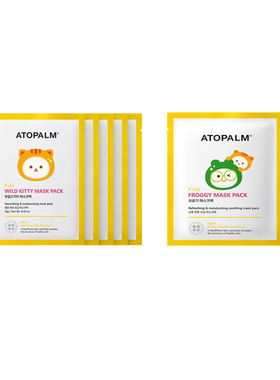 韩国直邮爱多康ATOPALM儿童男女孩专用面膜补水保湿舒缓清爽正品