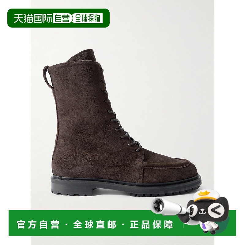 1h可退 香港直邮aeyde 女士 Tate 绒面革短靴 A11AB0614003003225