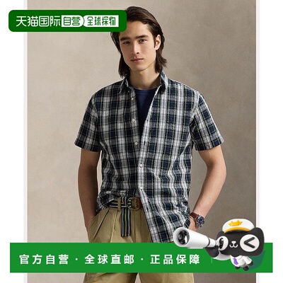 日本直邮 Classic Fit Check 男装足球半袖