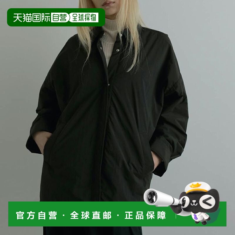 1h可退 日本直邮anuke 女士中棉填充宽松衬衫 半金属扣设计 62520