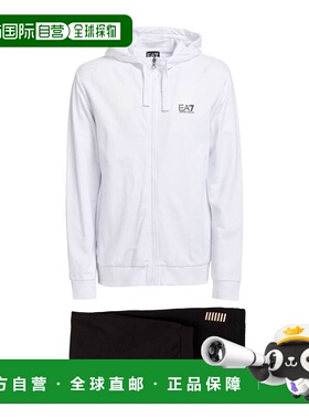 1h可退 香港直邮潮奢 Ea7 男士 Outfit 运动运动装 white白色 舒