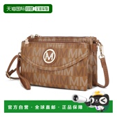 mia 自营 collectionIshani 五隔层 标志性斜挎包 棕褐色