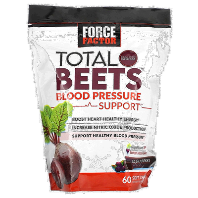 香港直发iHerb Force Factor巴西莓咀嚼片支持健康血压循环60片