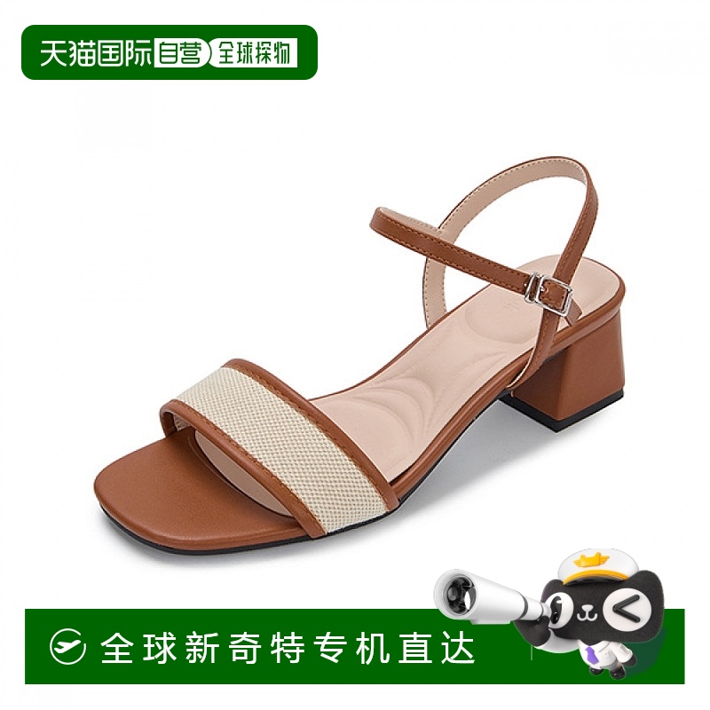 1h可退韩国直邮无可替代 M.MOOK戴尔拖鞋驼色 516523510ZO