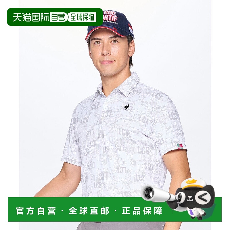 日本直邮 无 30th全幅印花短袖衬衫半袖速干高尔夫