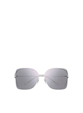 GUCCI 女士眼镜 GG1713SA004 SS2025 灰色 几何框太阳镜