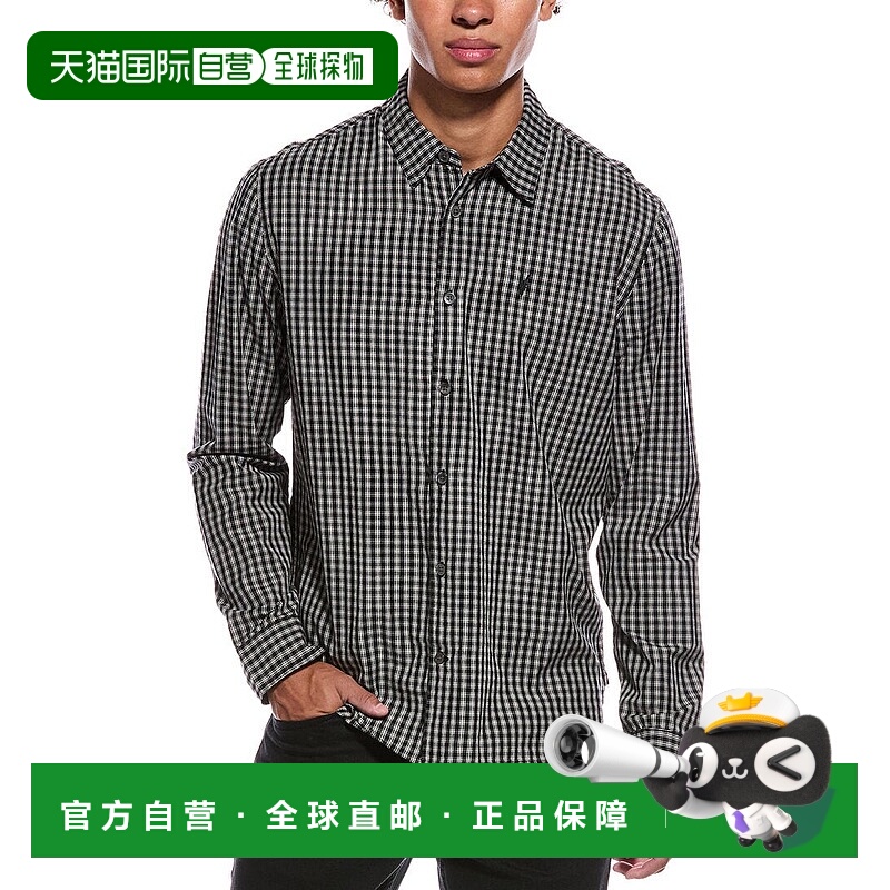 自营all saintsAllSaints Neo Relaxed Fit Shirt - black 美国奥