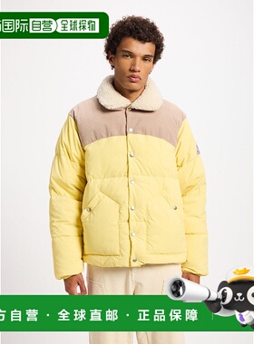 自营欧洲直邮Pyrenex 火黄色冬季鹅绒羽绒服夹克