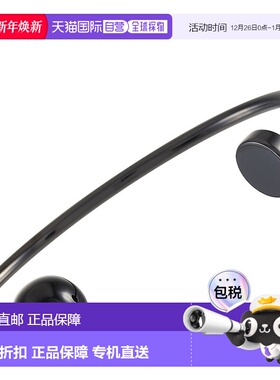 自营 Calvin Klein 黑色 PVD 镀层不锈钢开口手镯 - 多色 美国奥