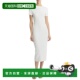 white 自营Vince 美国奥莱直发 Neck Dress Rib Crew