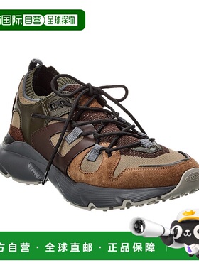 自营tod'sTOD’s Knit & Leather Sneaker - multi 美国奥莱直发