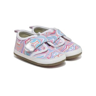 自营 Robeez Swirl Heart Canvas First Kick - 白色 美国奥莱直