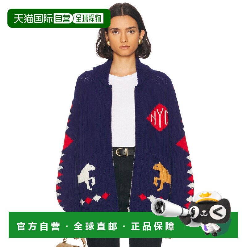 香港直邮Bode 女士 Diamond Corral 针织开衫 MRS25KT015