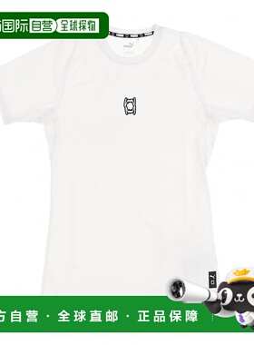 日本直邮Puma-PUMA男子女子篮球短袖T恤篮球队SS顶级Baselayer 67