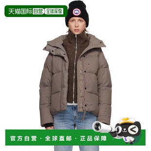 1h可退 香港直邮Canada Goose 加拿大鹅 女士 灰褐色 Junction 羽