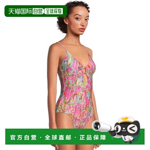 自营 BECCA波利尼西亚泳装女式多色花朵连体泳衣BUU1064-多色 美