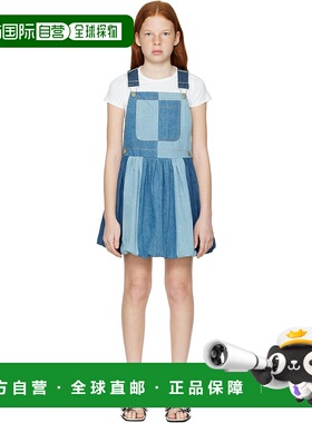 1h可退 香港直邮潮奢 SEA 海洋 女童 蓝色 Elle 儿童牛仔连衣裙童
