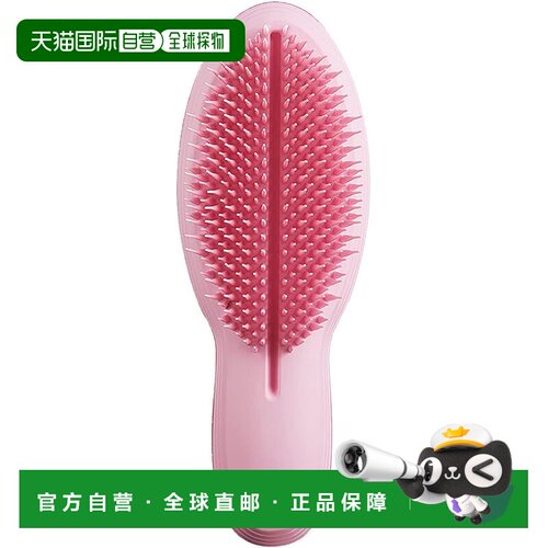 【日本直邮】Tangle Teezer头梳美发用具带手柄头梳发梳粉色7.3x2