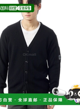 韩国直邮CP COMPANY 再生羊毛针织开衫 (17CMKN253A 006595A 999)